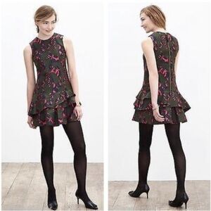 NEW Banana Republic Jigsaw Drop Waist Dress Size 12